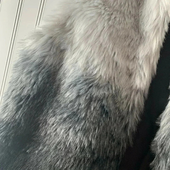 INC International Concepts Size M Ombre  Faux Fur Vest Y2K NEW! - Picture 6 of 7